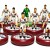 Subbuteo Andrew Table Soccer AS Roma 2020-21 away kit on WSB Professional bases